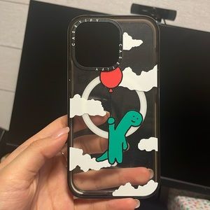 Casetify iphone 13 pro im leaving this planet glossy black